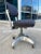Machine age industrial tanker desk chair, with 4-star aluminum propeller base. Designed originally by Gio Ponti in 1936...