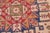 Rustic Kazak Ivory/Red Wool Round Rug- 6'5''x6'6'' For Sale - Image 4 of 10