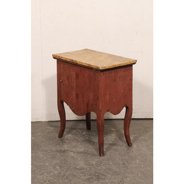 Petite Italian Lift-Top Cabinet, 19th C. For Sale - Image 10 of 12