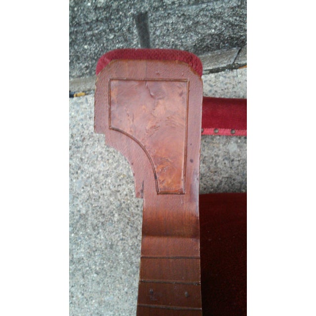Antique American Eastlake Victorian Corner Chair For Sale - Image 10 of 11
