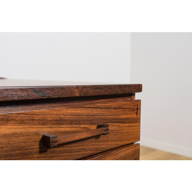 Mid-Century Rosewood Freestanding Desk by Torben Valeur and Henning Jensen for Dyrlund, Denmark, 1960s For Sale - Image 14 of 18