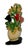 Hard to Find 1930s Hubley MFG Co. Tulips & Hyacinths Flower Basket Cast Iron Doorstop in Pristine Cond. For Sale - Image 12 of 18