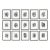 Black & White Abstractions Series (3) – Limited Edition Fine Art Print Collection by Diane Grant - Set of 15 Framed Prints For Sale