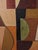 2020s Axe Interieur, Abstract Contemporary Geometric Painting, Framed by Sophie Dumont For Sale - Image 5 of 9