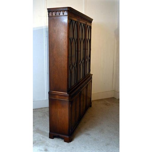Georgian Revival Mahogany Bookcase from Bevan and Funnell, 1910s For Sale - Image 15 of 17