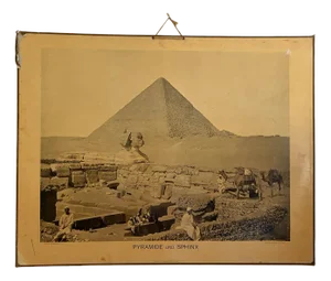 Sinsel & Co, Pyramide Und Sphinx, 1899, Collotype Print