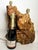 Rustic Large Olive Wood Lamp, France, 1960 For Sale - Image 3 of 15