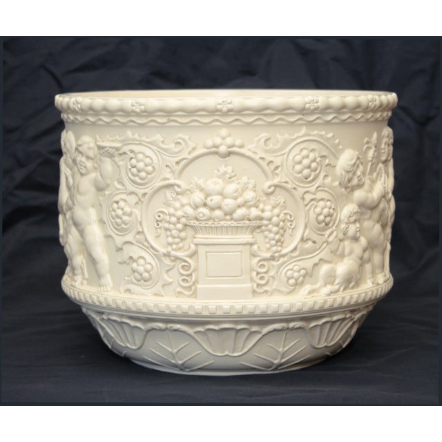Large Ceramic Flower Pot from Eichwald, 1890s For Sale - Image 9 of 9