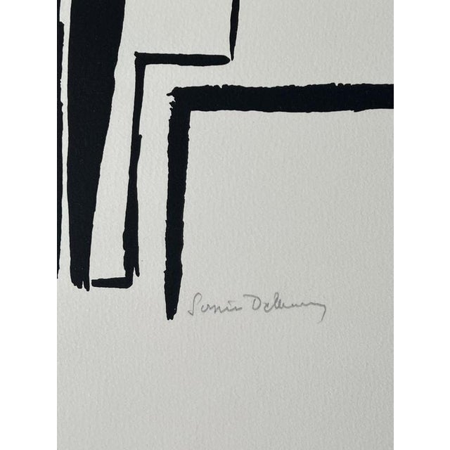 Modern Sonia Delaunay, Carnival, Lithograph For Sale - Image 3 of 7