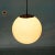 Space Age Minimalist Globe Pendant from Raak, 1970s For Sale - Image 5 of 5