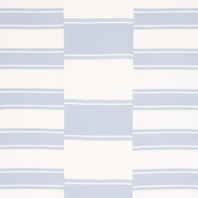 Sample - Schumacher Nomad Fabric in Sky For Sale In Charlotte - Image 6 of 6