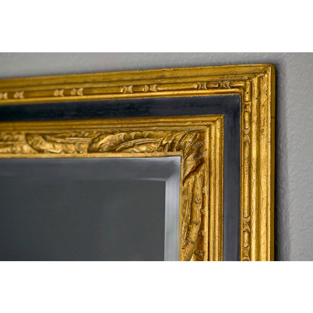 Carvers' Guild Spanish Panel Mirrors — 33x45 — Antique Gold Leaf — Near Mint Pair For Sale - Image 10 of 18