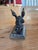 19th Century 19th Century English Patinated White Metal Herald Lion With Wings For Sale - Image 5 of 6