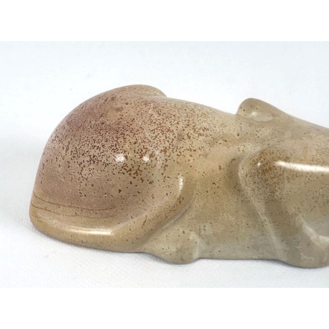 Soapstone Cat Figurine, 1960s For Sale - Image 3 of 11