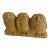 Mid Century Modern Picasso Style Stoneware Sculpture of Owls For Sale