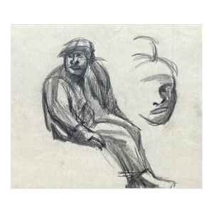 1940s Frank Wallace Urban Figure Drawing