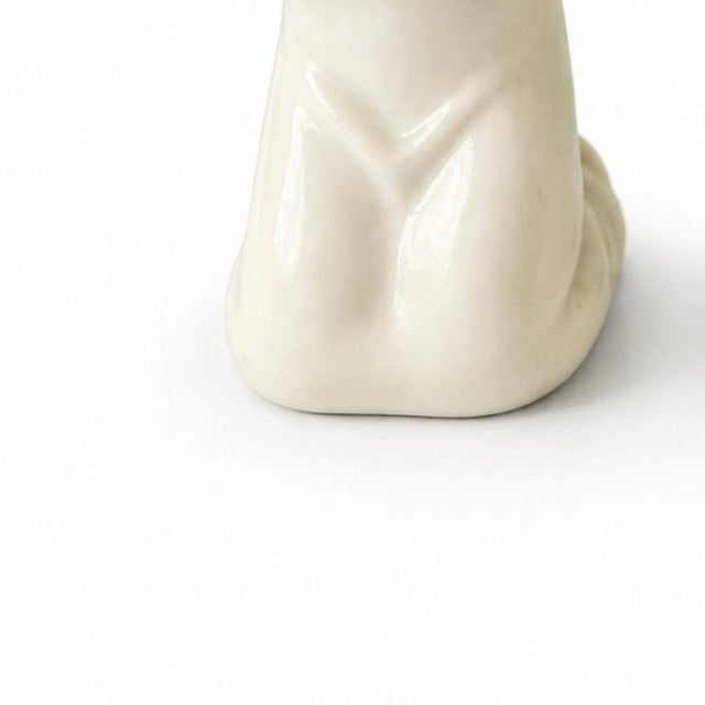 Porcelain Singing Angels Figuirines from Vista Alegre, Set of 2 For Sale - Image 3 of 6