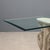 Italian Neoclassical Console Table in Glass and Plaster For Sale - Image 5 of 11