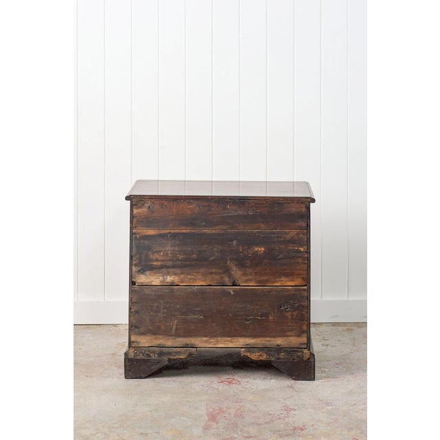 Early 18th Century Georgian Two Over Three Mahogany Chest of Drawers/Bedside For Sale - Image 10 of 10