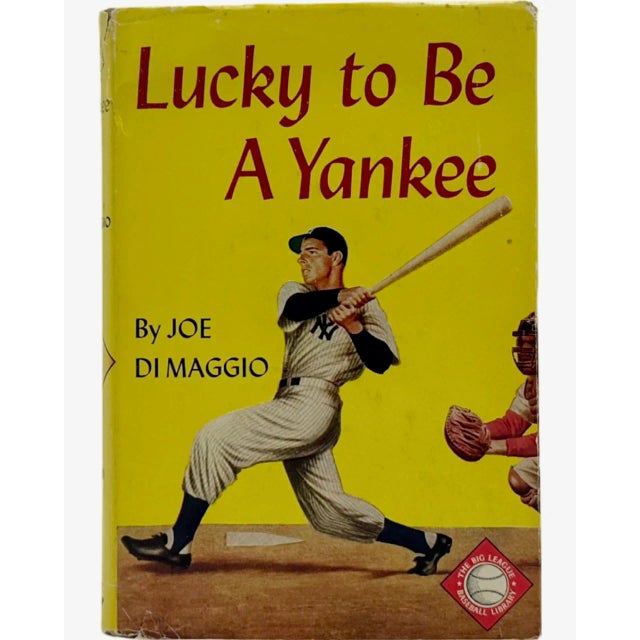 Lucky to Be a Yankee Joe DiMaggio Book 1947 Hardcover Baseball Autobiography For Sale - Image 12 of 12