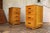 Vintage Pair of 1940s Solid Oak Nightstands For Sale In Los Angeles - Image 6 of 18