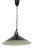 Czechoslovakian Space Age Pendant Lamp in Black Metal, 1970s For Sale