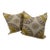 Pair of Custom Large Scale Medallion Motif Euros For Sale