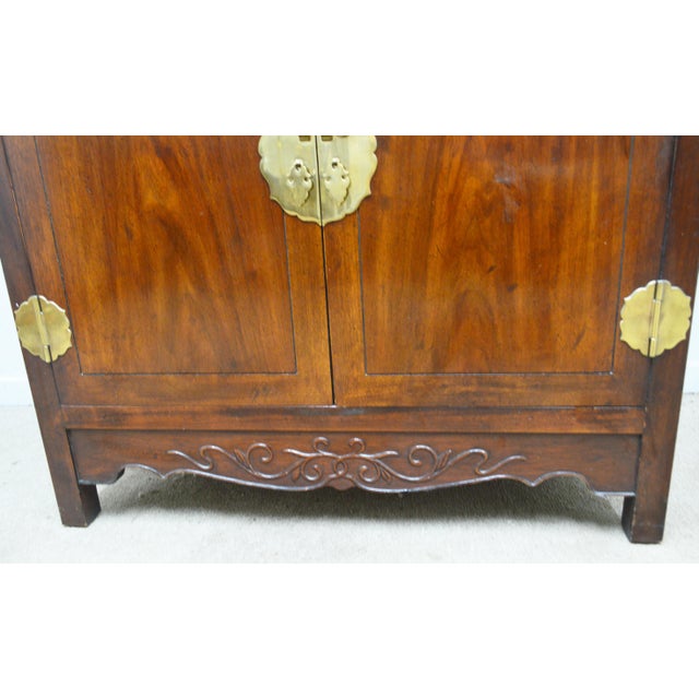 Henredon Pan Asian Armoire Wardrobe Chest For Sale - Image 13 of 14