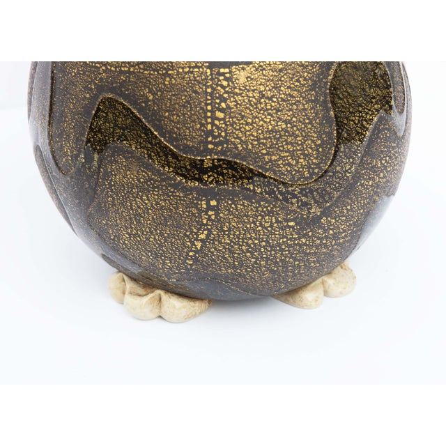 Mid-Century Modern Murano Glass Lamp Base Attributed to Barovier For Sale - Image 3 of 5