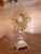 19th Century French Silvered Bronze Ostensoir Monstrance With Original Casing For Sale - Image 11 of 12