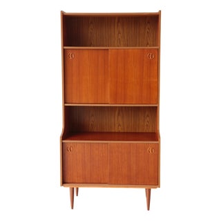 Vintage Scandinavian Teak Bookshelf, 1960s For Sale