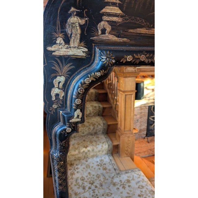 La Barge Large 1960-70s La Barge Chinoiserie Style Mirror For Sale - Image 4 of 4