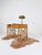 Gold Mid-Century Modern Italian Bamboo, Cane and Rattan Console Desk, 1970s For Sale - Image 8 of 18