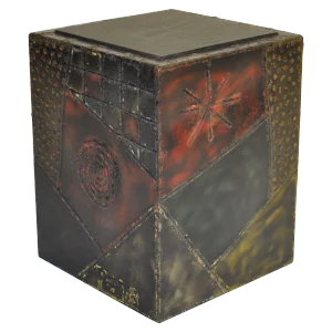 Paul Evans Welded Steel Cube Table