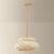 Brass Mitzi Pia 16 in. 1 Light Pendant in Aged Brass and Ceramic Butter Crackle Finish For Sale - Image 8 of 14