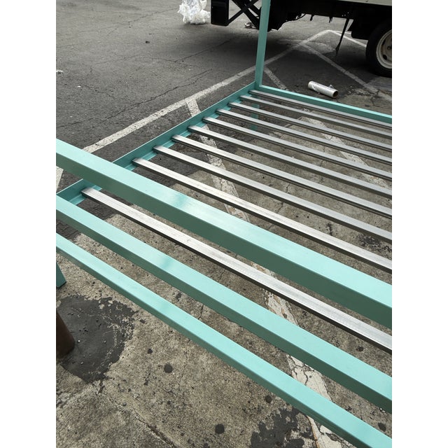 California King Room & Board Architecture Bed Frame For Sale - Image 9 of 12