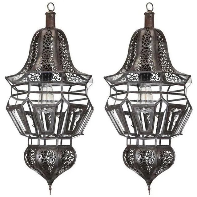 Moroccan Moorish Harem Hanging Pendant Light For Sale In Palm Springs - Image 6 of 11