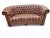 Vintage English Tufted Distressed Cognac Leather Chesterfield Sofa - Pair For Sale - Image 10 of 10