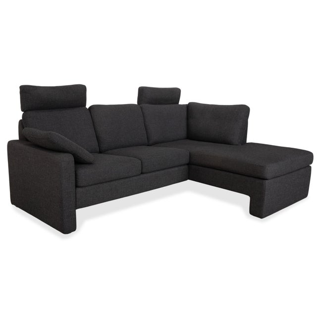 Modern Conseta Corner Sofa in Dark Grey Fabric from Cor For Sale - Image 3 of 17