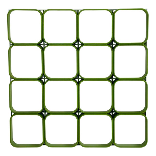 Space Age Green Plastic Wall or Ceiling Panels System, Switzerland, 1970s For Sale