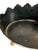 Maison Lancel Vintage French Black Tole Cachepot With Hand-Painted Fruit and Gilt Scalloped Rim Lion Head Ring Handles For Sale - Image 10 of 17