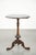 Round antique, elegant, and charming side table/wine table with beautiful colors and rich carving. : This round antique...