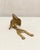 1960s Wolf or Fox Solid Brass Door Knocker For Sale - Image 11 of 15