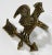 Late 20th Century Brass Rooster Weathervane Napkin Rings, Set of 4 For Sale In Kansas City - Image 6 of 7