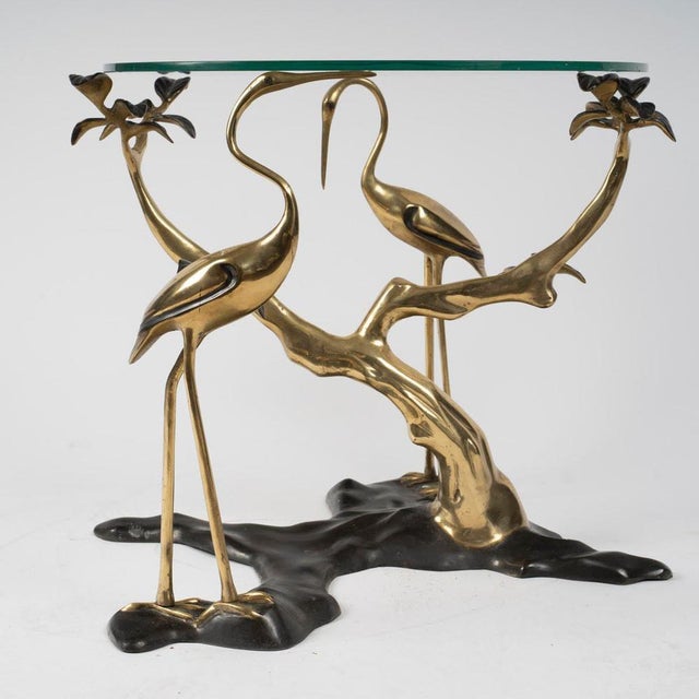 Coffee Table in Patinated and Gilded Bronze For Sale - Image 6 of 9