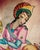 Up for sale is a stunning, authentic mid-century Persian miniature painting intricately hand-painted directly onto a...