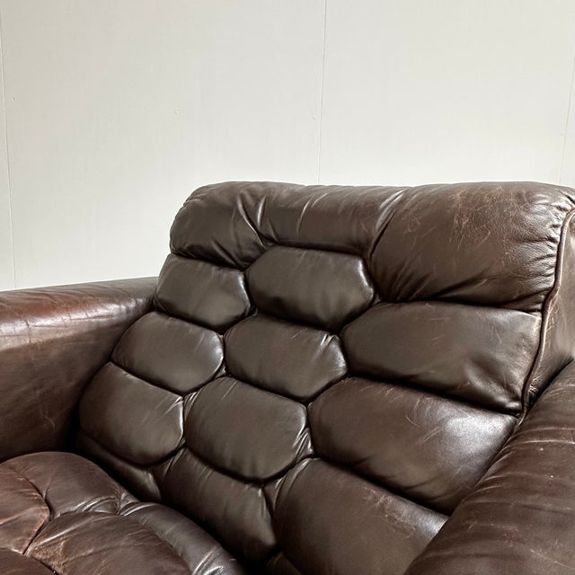 Mid-Century Modern Vintage DS-P Chair in Leather by Robert Haussmann for de Sede, 1970s For Sale - Image 3 of 9