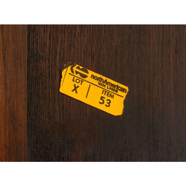 Late 20th Century Asian Modern Brass Mounted Mahogany Sideboard For Sale - Image 9 of 9