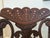 A striking vintage Edwardian-style carved wood armchair with the kind of presence that instantly gives a room character....