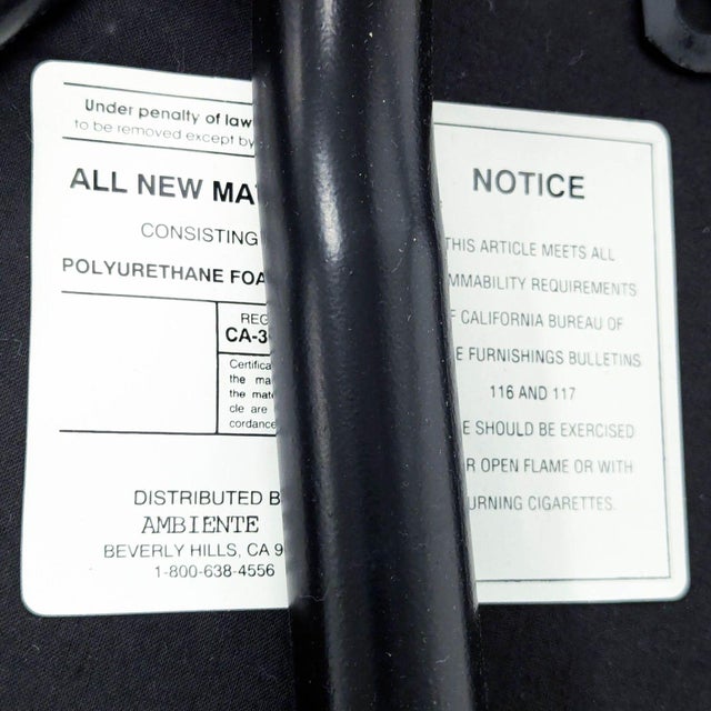 Metal Ambiente Faux Cowhide Counter Stool For Sale - Image 7 of 8